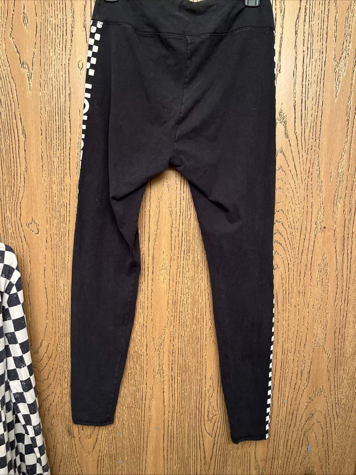 Hollister BLACK WHITE CHECKERED LONG SLV SHIRT RARE SIZE Med Y2K W/ L Pants