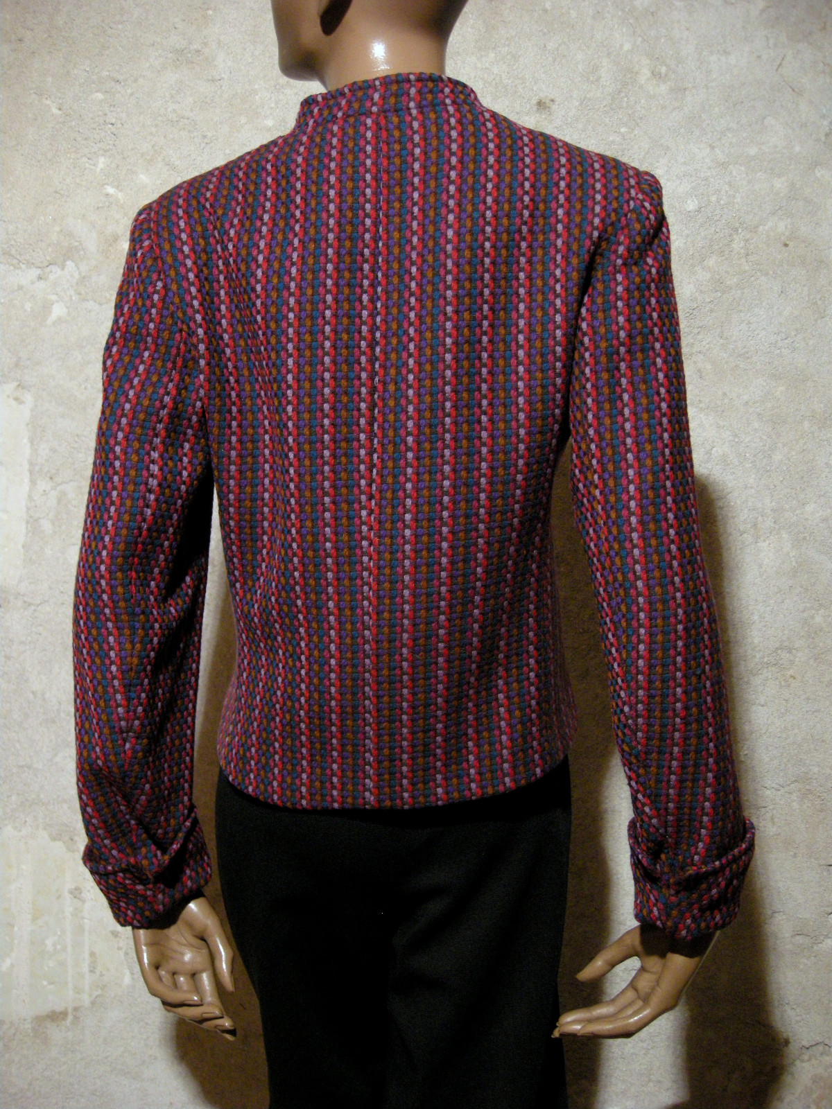 Gaston Jaunet Chic Vintage Jacket 1980 True VTG 80s Giacca (36/38)