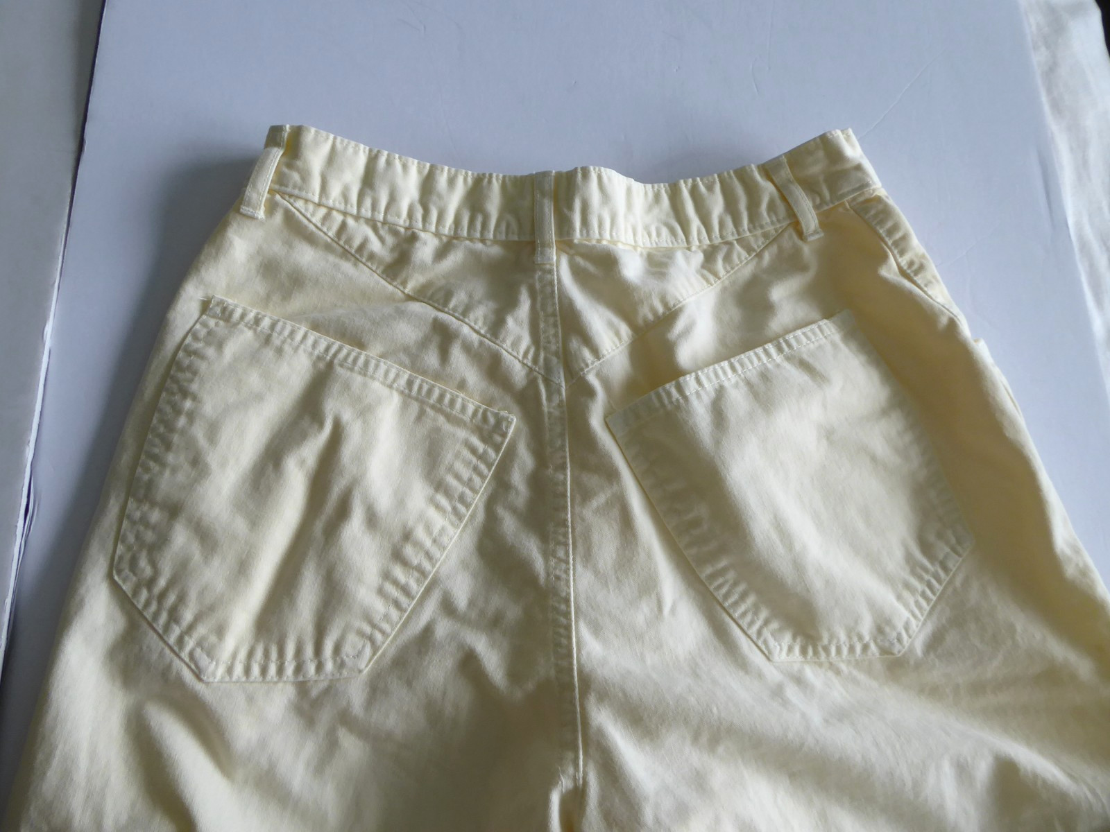 Vintage United Colors of Benetton Women Cotton Straight Leg Jeans, Size 42 W28″
