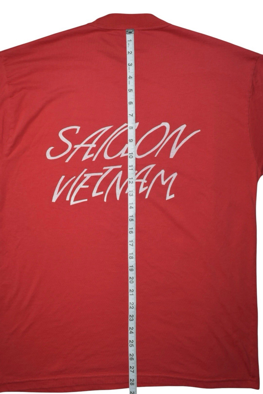 Vintage Hard Rock Cafe Saigon Vietnam T Shirt Red Graphic Cotton XXL #1627