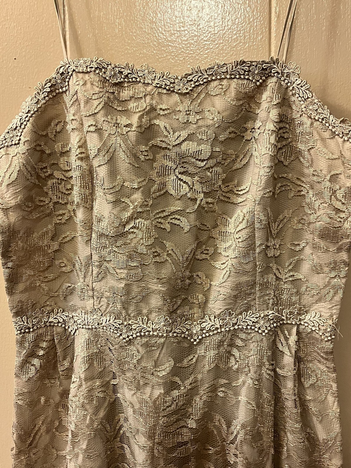 Vintage Lace Dress with Jacket Bari Protas Cachet Size 7/8 NEW with Tag