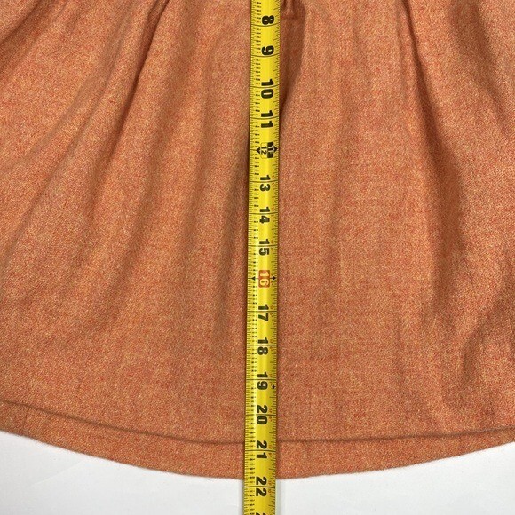 Vintage Carol Brent Pink Wool Pleated Skirt Waist 26″ 50s