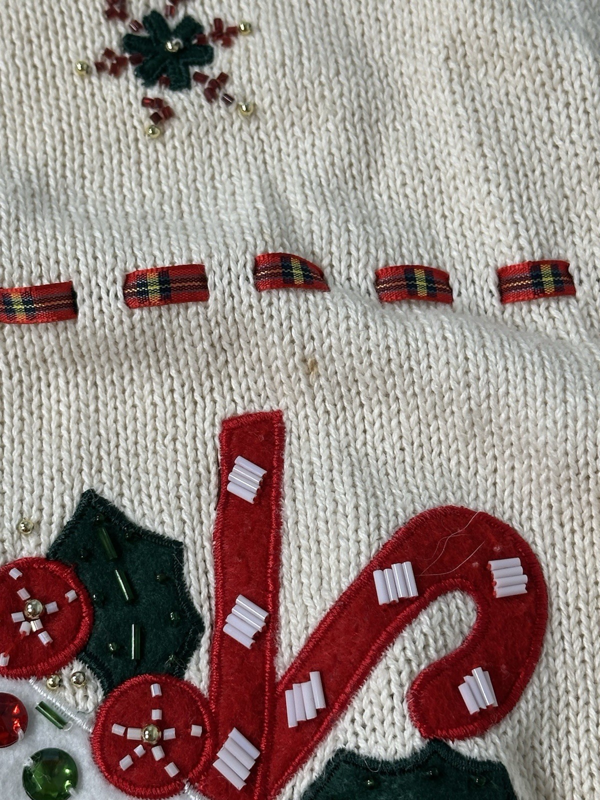 Bobbie Brooks Noel Joy Festive Gifts Red Ugly Christmas Vest Size Large 12/14