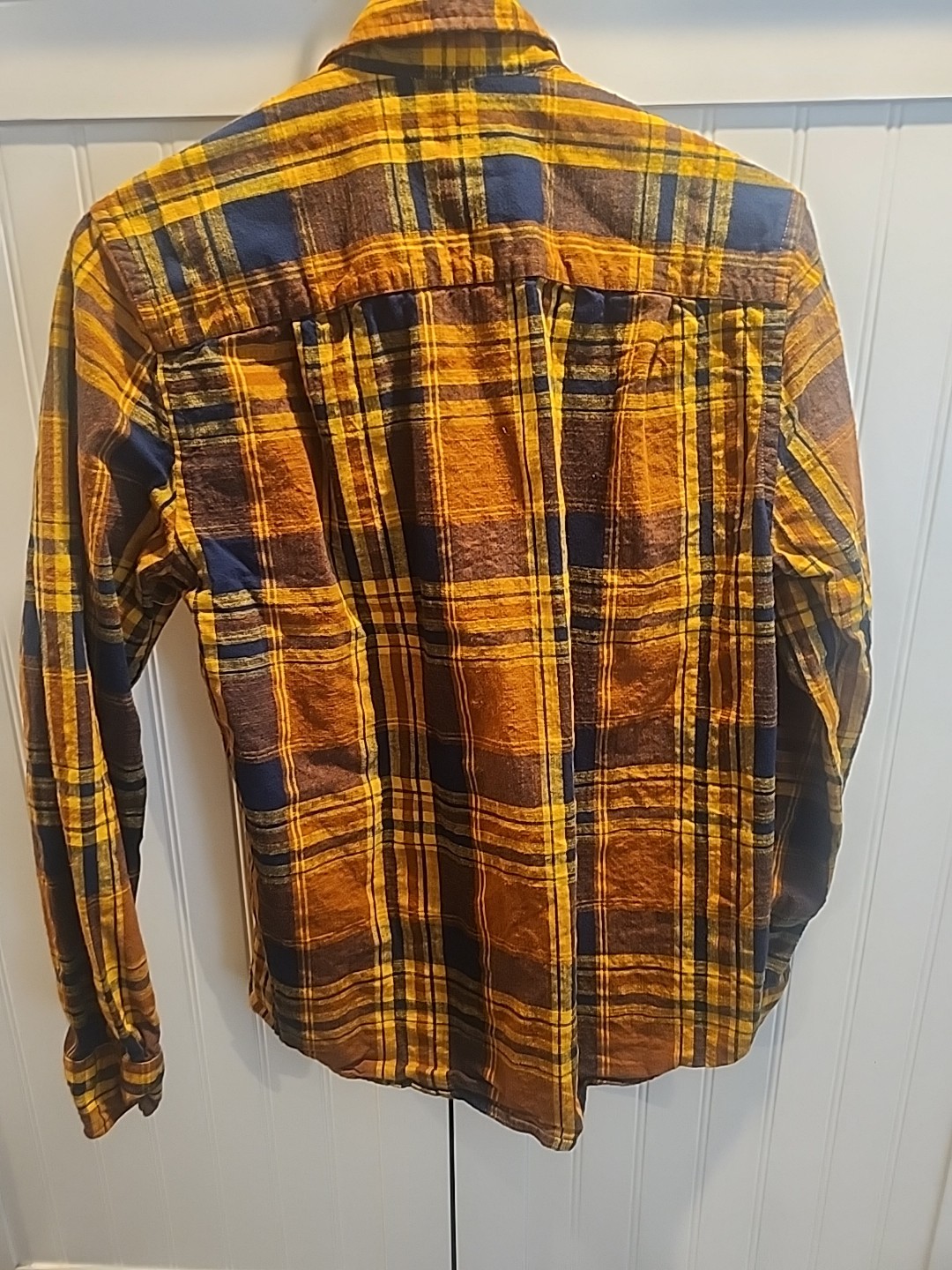 2 St John’s Bay Flannel Shirt Women’s Long Sleeve Size S Green Plaid Heavy VTG