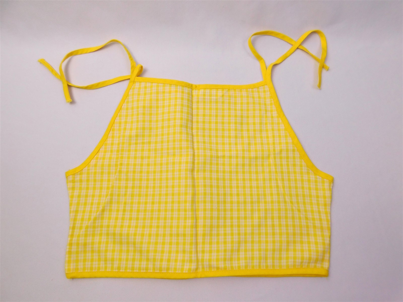 3 Pcs Vtg Womens 1960s Little Lady Wrangler Gingham Crop Tops & Bandana MOD