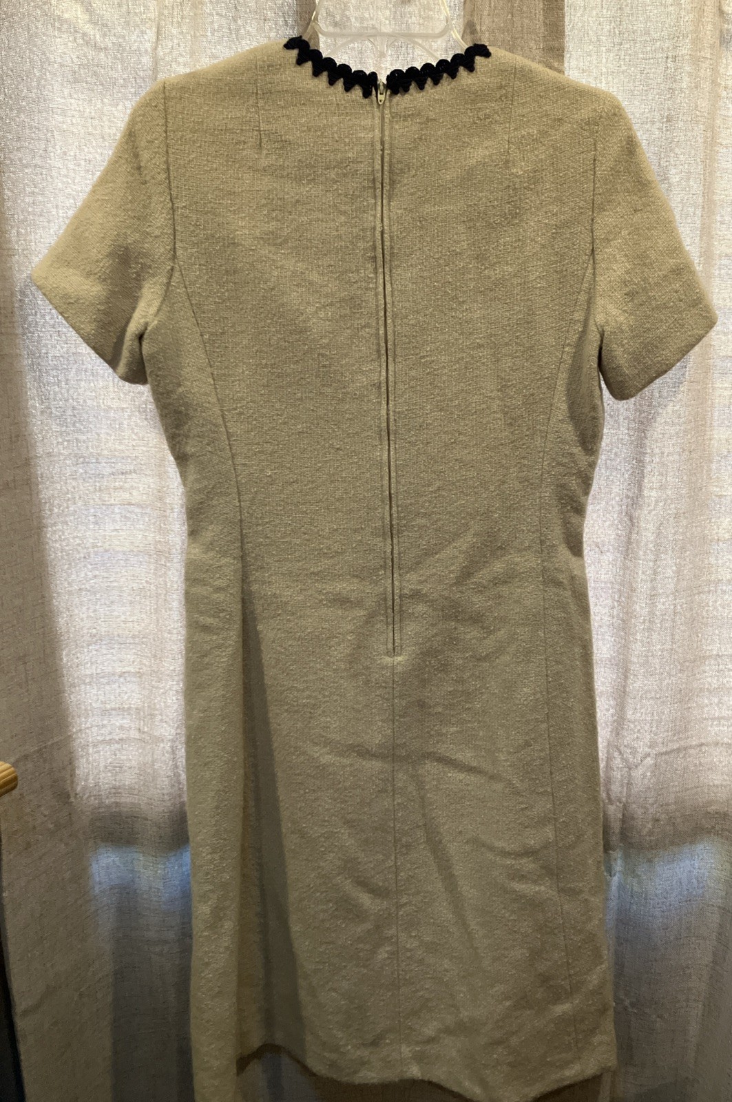 VTG 1960s (???) Cream Tweed Jacket Dress set Bergdorf Goodman Custom Casuals