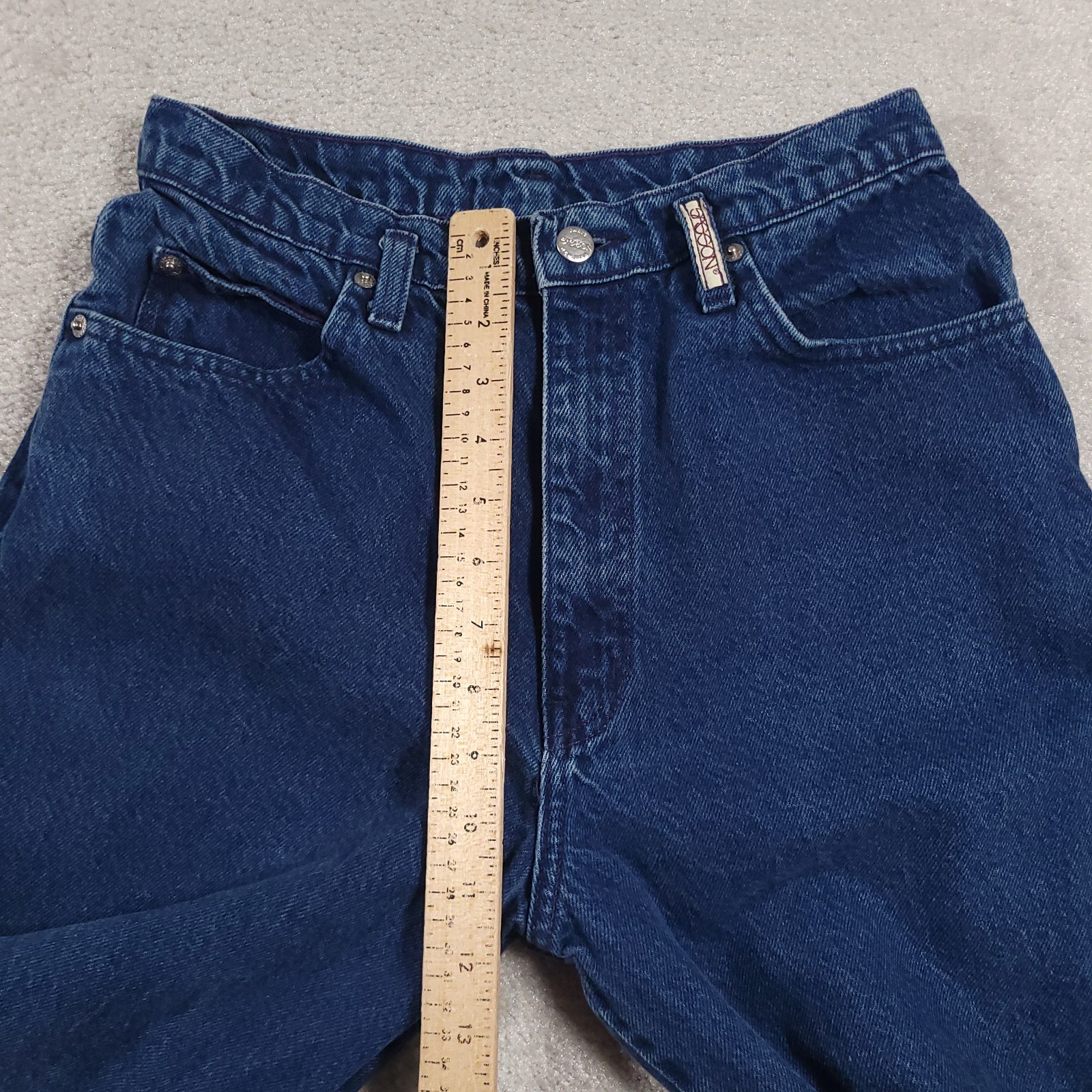 Vintage Sasson Jeans Blue High Waist Tapered Leg Women’s 11/12 28X29 USA Made