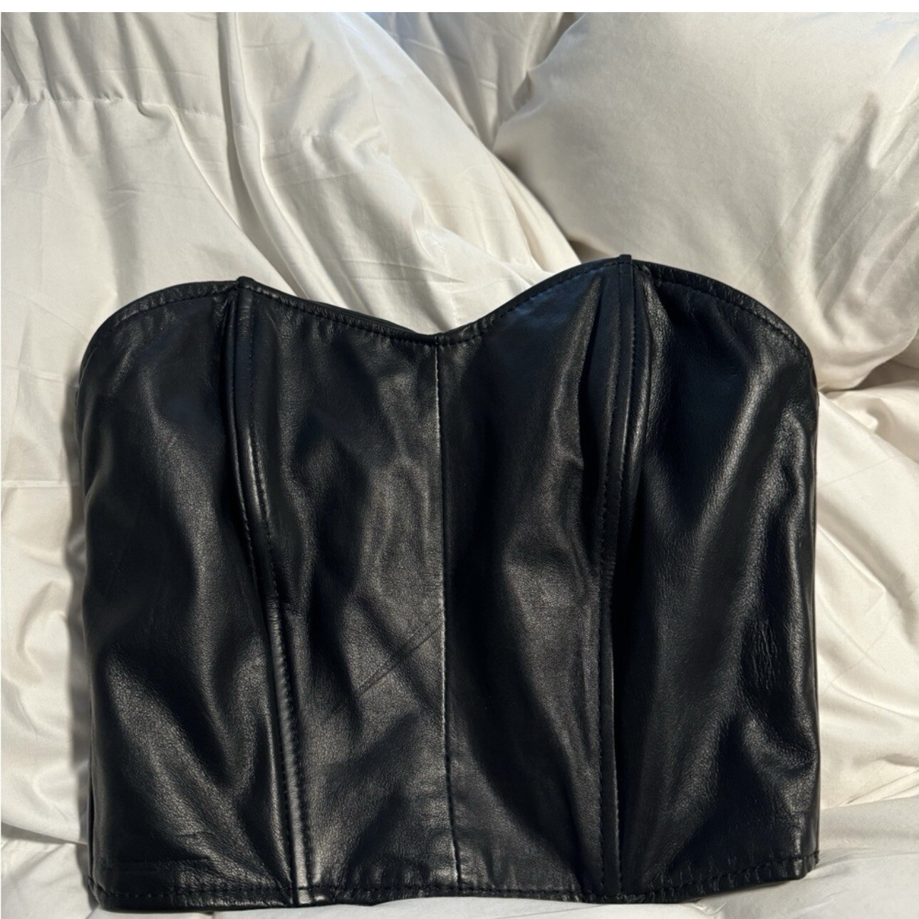 Vintage 1980’s CHIA Woman’s Vintage Leather Corset XS