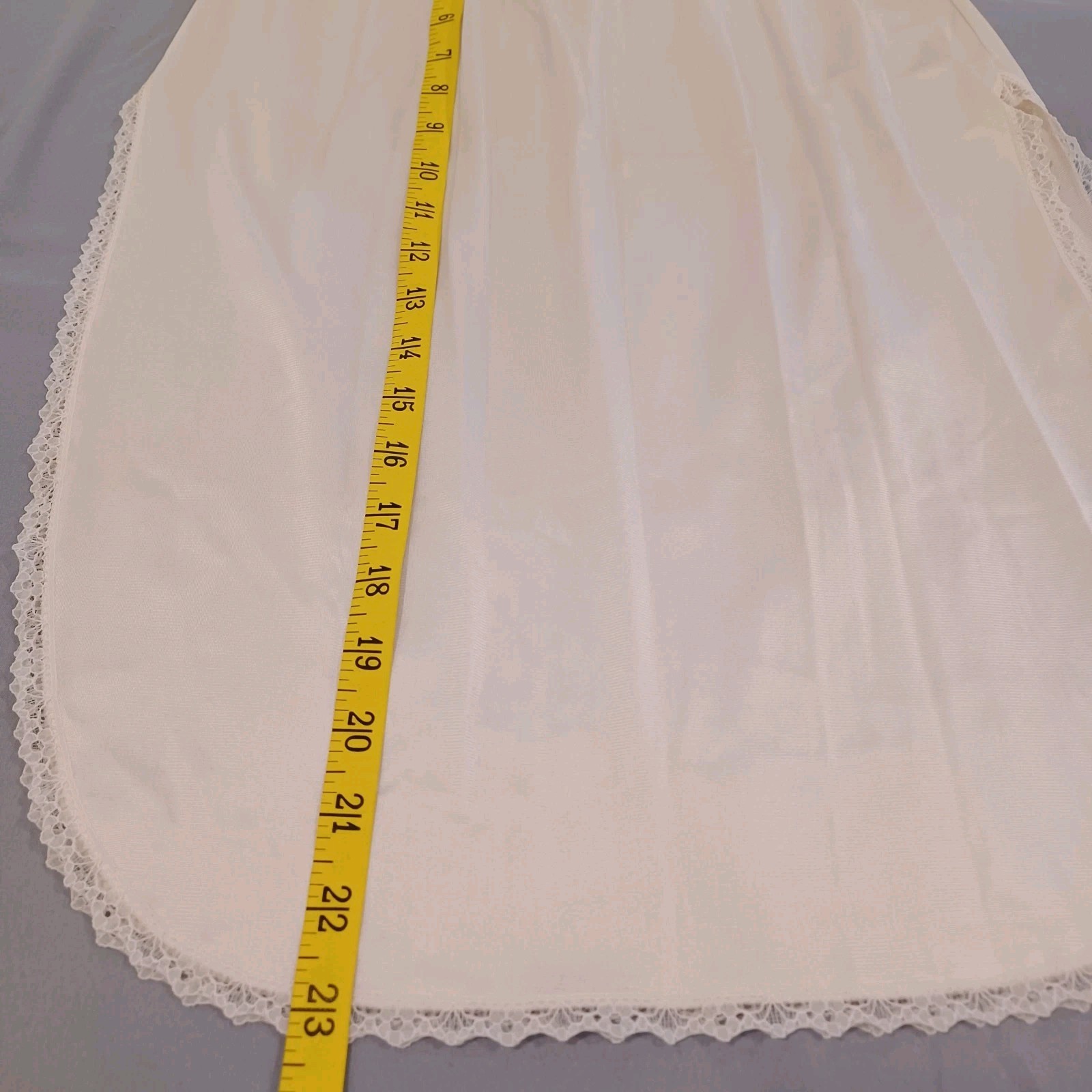 Womans Vintage Undergarment Slips Vanity Fair Sears Ivory Lacey