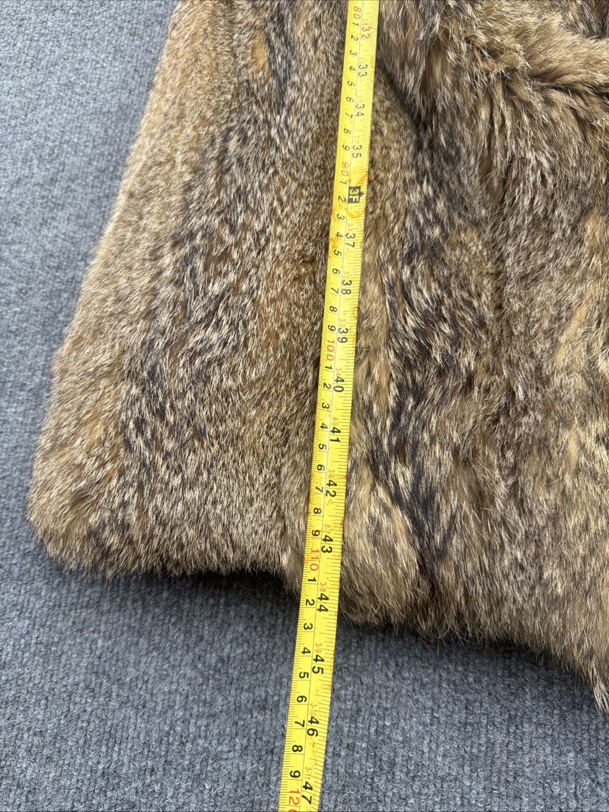 Vintage Genuine Raccoon Fur Coat Full Length 80s Glam Shawl Collar Made USA