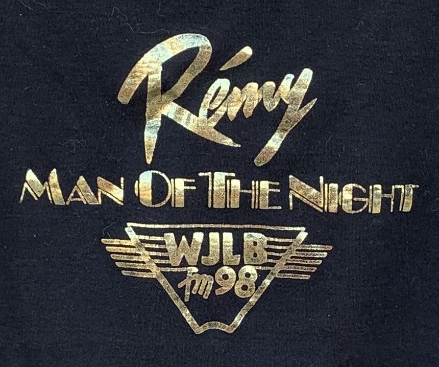 vintage Remy Man Of The Night WJLB fm 98 t-shirt single stitch size L