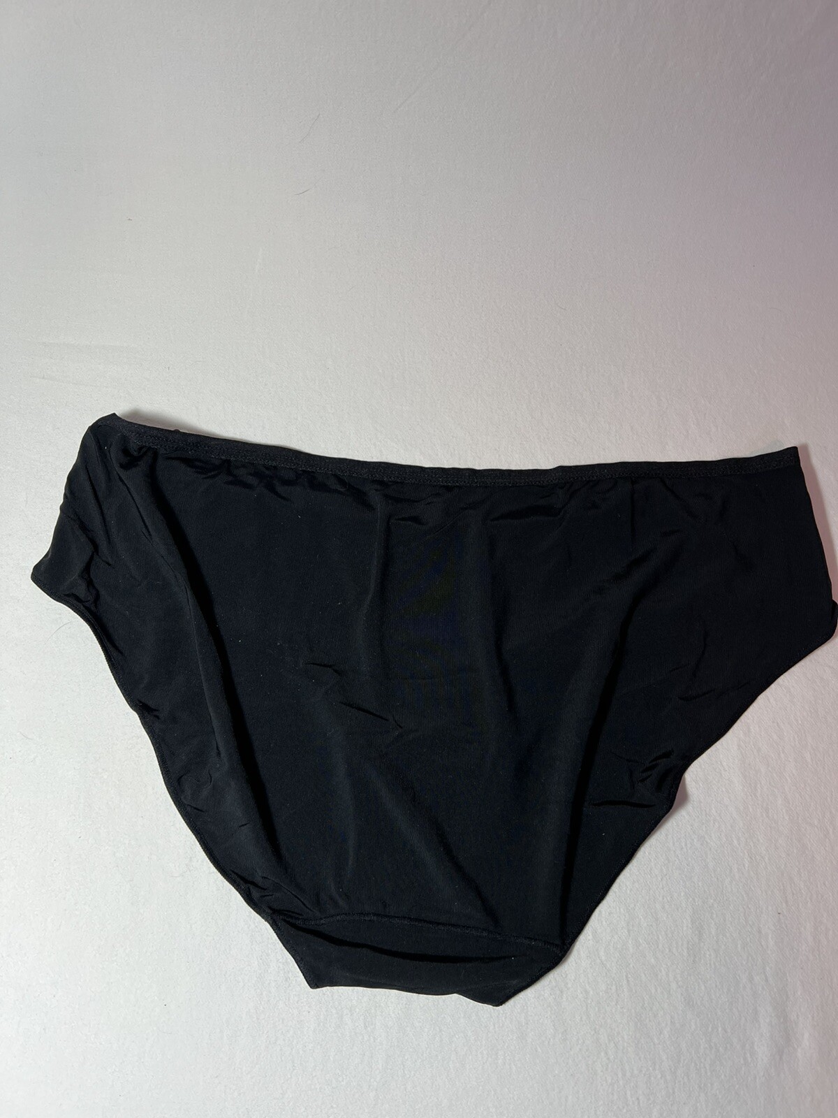 Vintage Jockey Silky Soft Black Modern Fit Hipster Tactel Nylon Size 8 NWT
