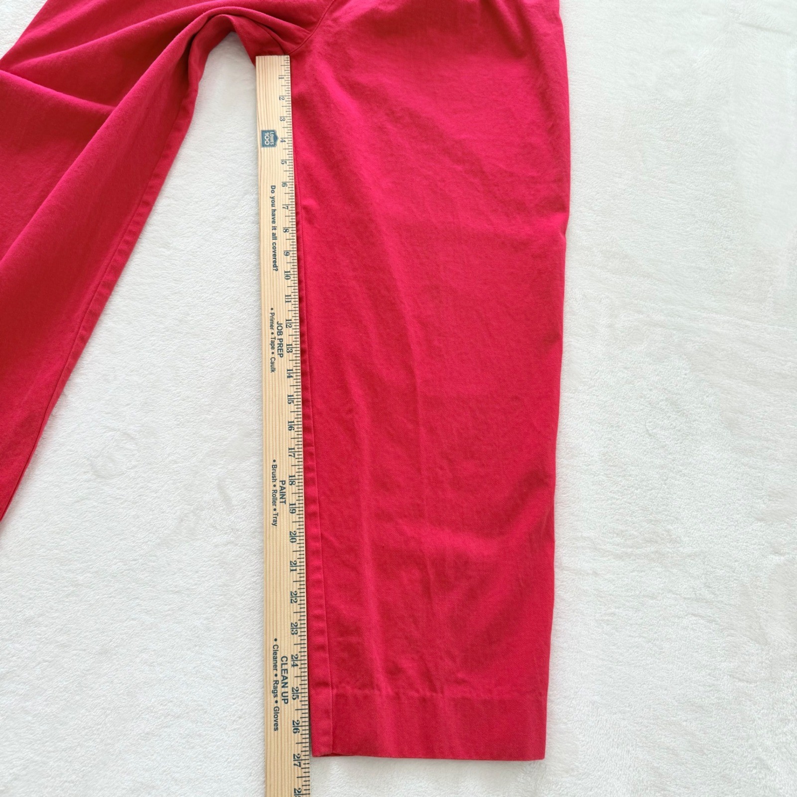 Vintage Rafaella Pink High Waist Pleated Pants Womens 10 100% Cotton Made Greece
