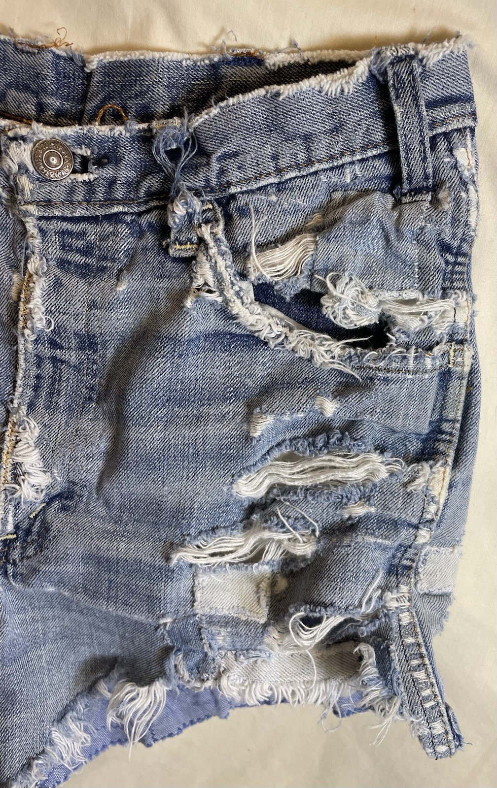 1972 Levi Strauss Denim Cutoffs Shorts 30” Waist Original
