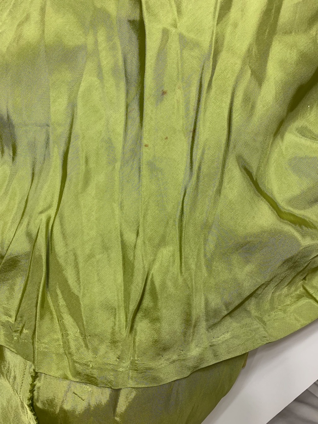 Vintage 1930s Princess Chartreuse green /yellow Chiffon & sequin Gown long Dress