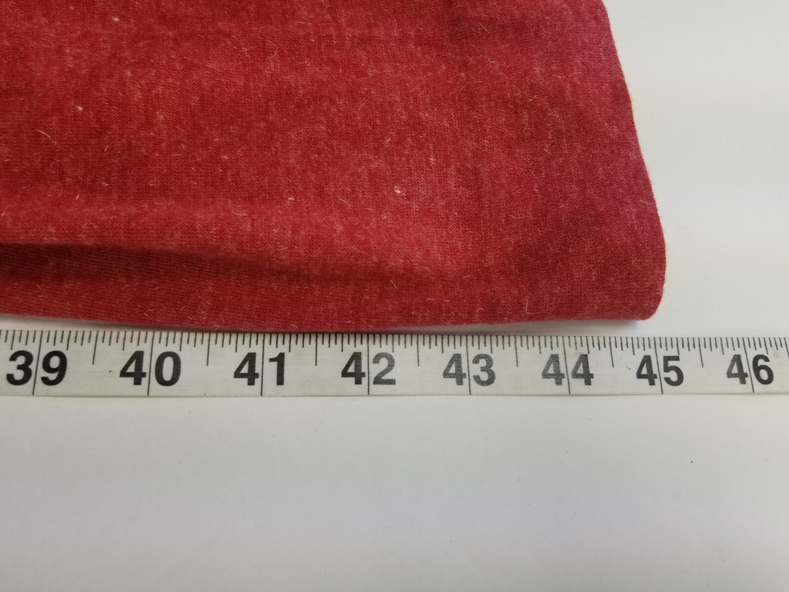 Vintage Butte Knit Retro Long Sleeve Dress ILGWU Label see measurements Red