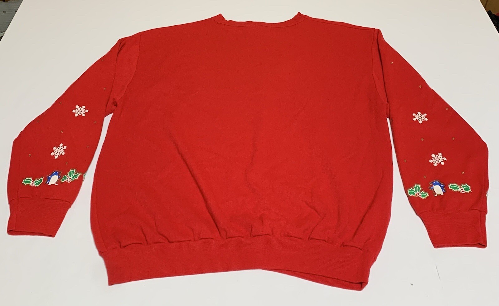 VTG Christmas Sweatshirt Joy To The World Women’s Size Large Holiday Time