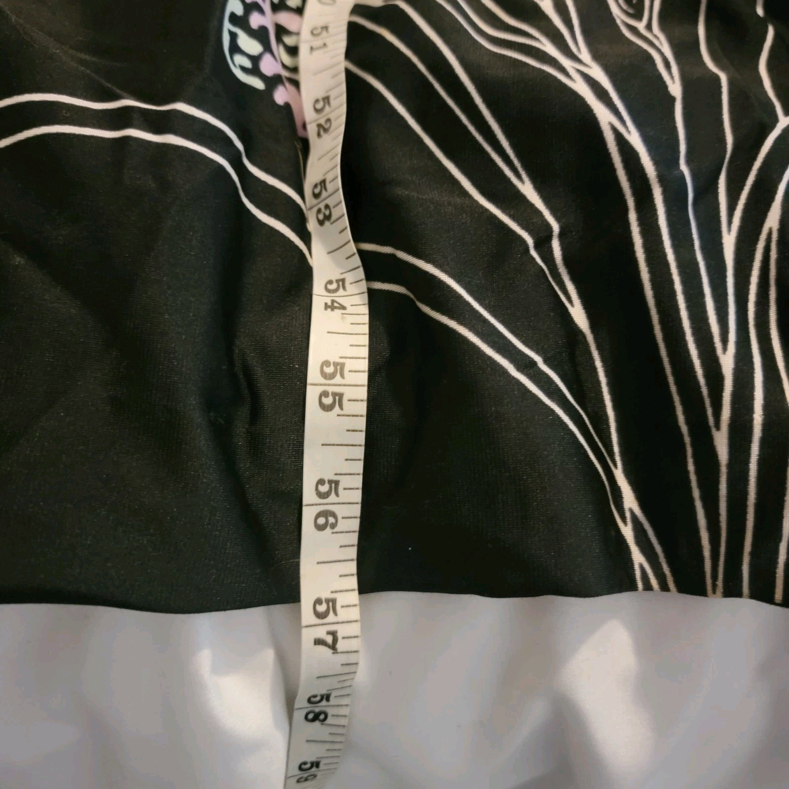 Vintage Penneys Hawaii Womens Maxi Dress Size 11 Black Floral Tropical Vacation