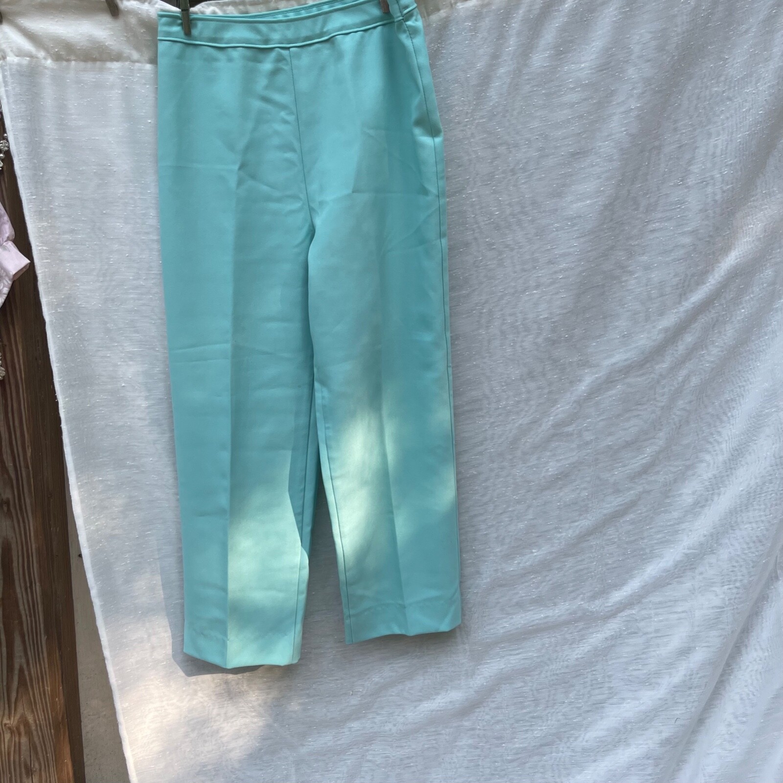 Vintage Levi’s BEND OVER Pants Aqua Tapered Stretch Trouser 28 x 26