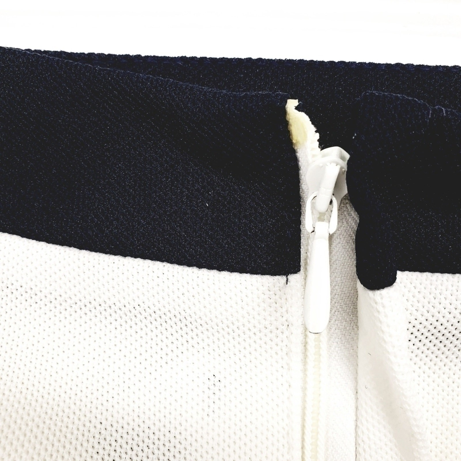 Fred Perry Sportswear Vintage Tennis Skirt White Black Pique Wrap Size 42