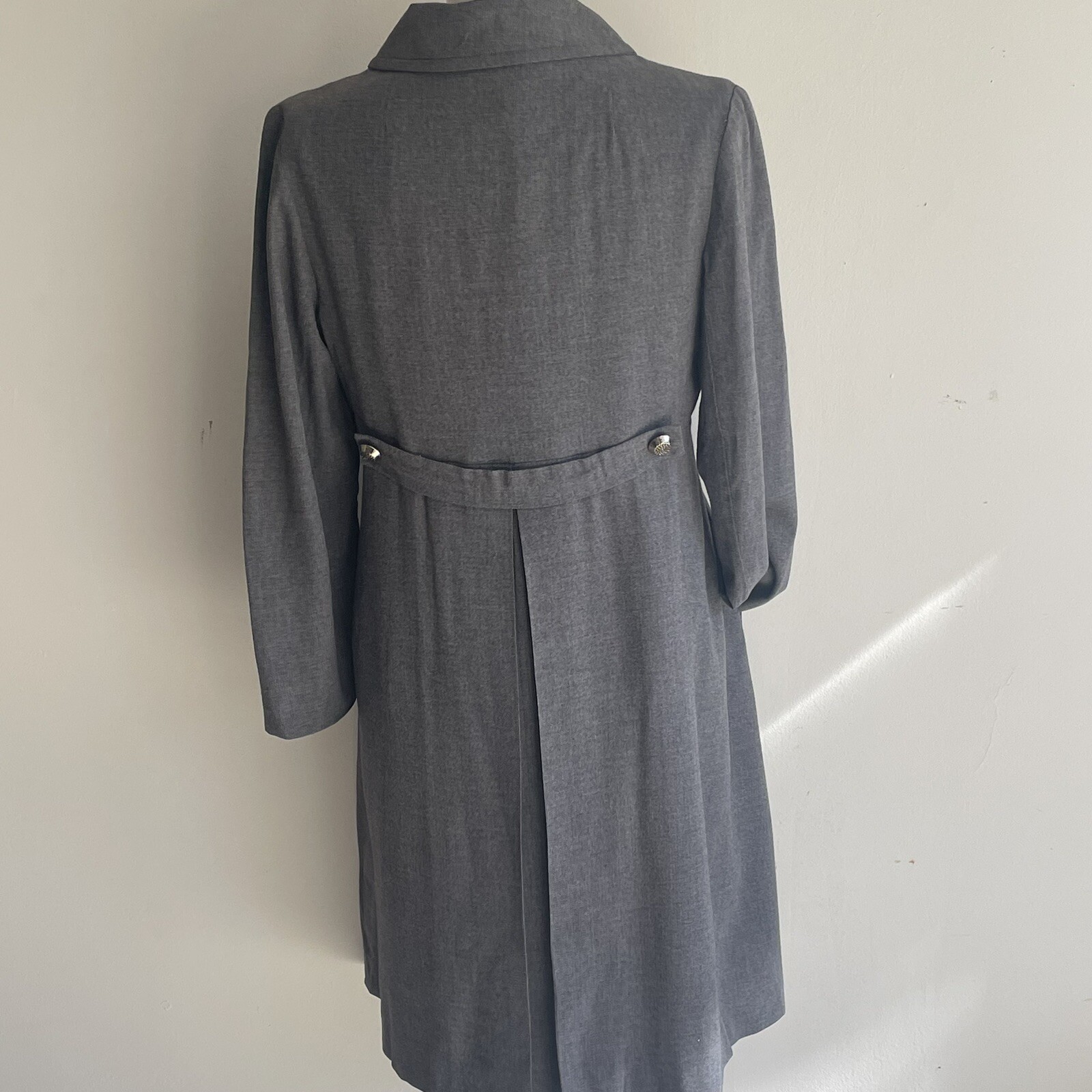 Vtg Jacobson’s Double Breasted Coat Dress Size 10 Polka dot Lined Made in USA