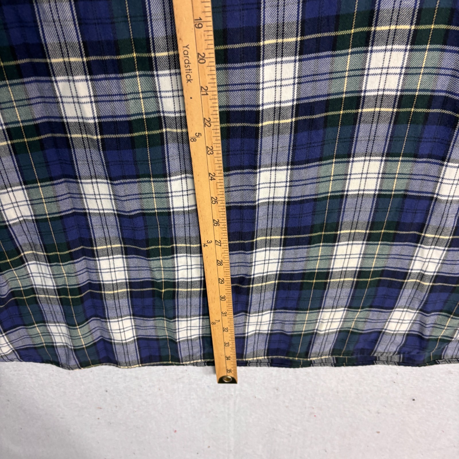 VTG 90s Talbots Nightgown Women’s Size L Short Sleeve Blue Green Intimates