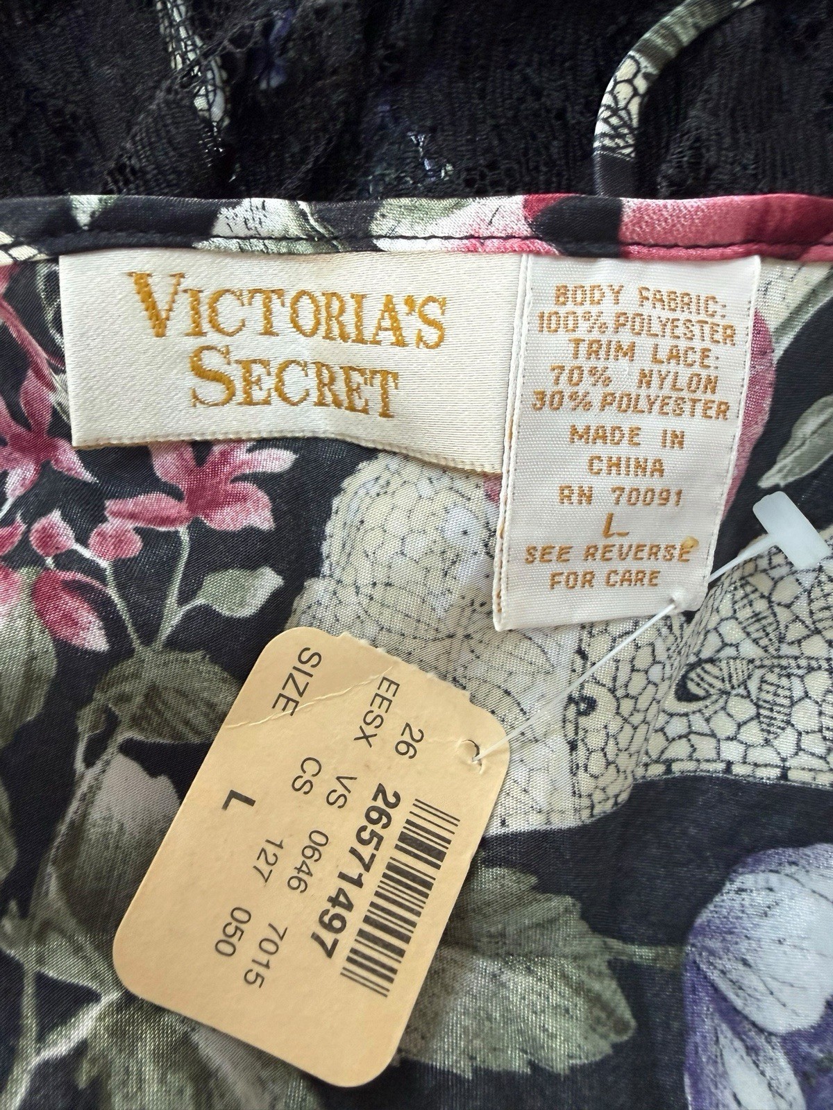 NWT Gold Label VICTORIA’S SECRET Slip TEDDY Satin BODYSUIT Lace Romper Skirt L
