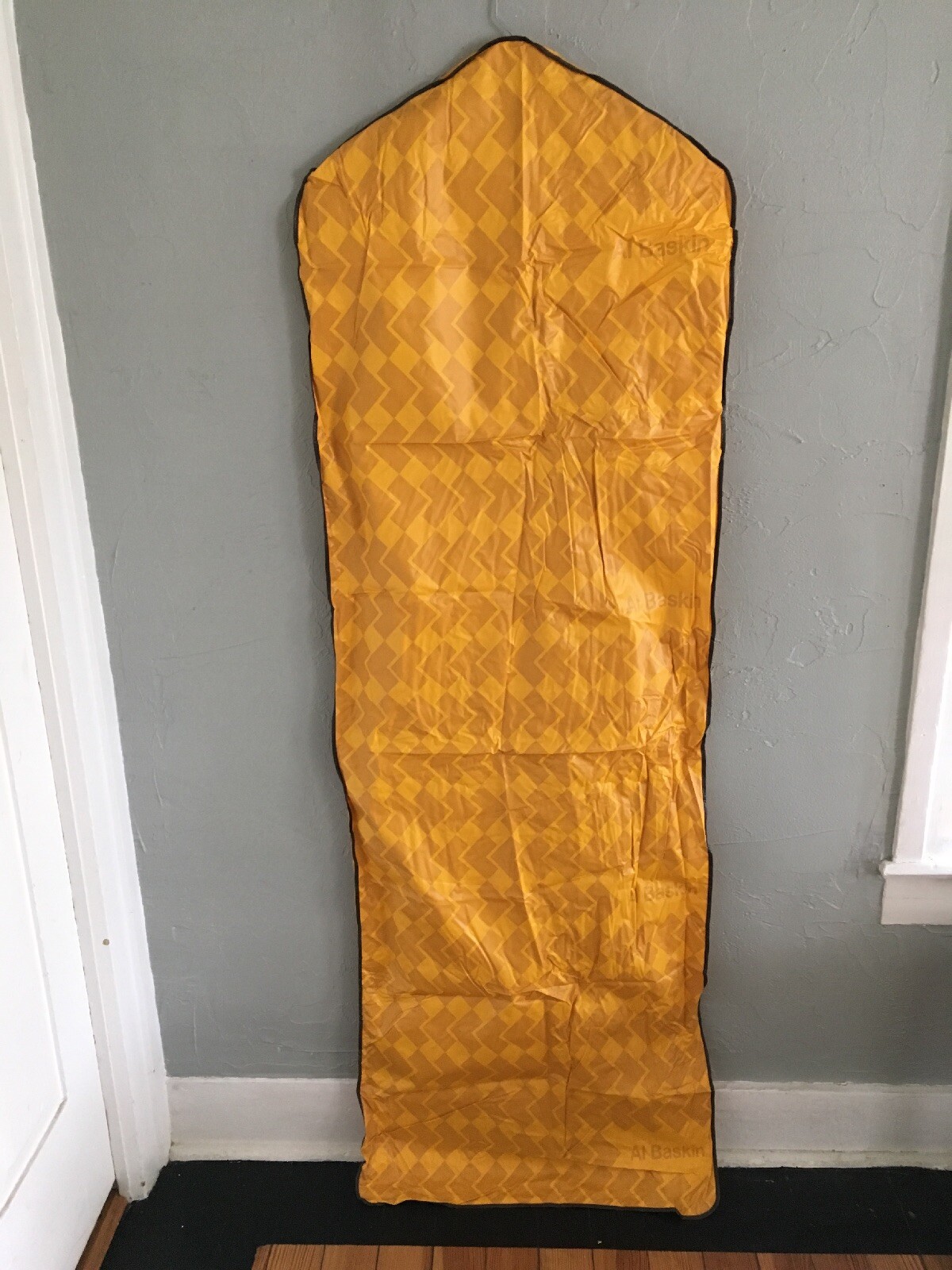 Vintage Dress Gown Storage Garment Bag Vinyl EXTRA LONG 68” Al Baskin NEELY