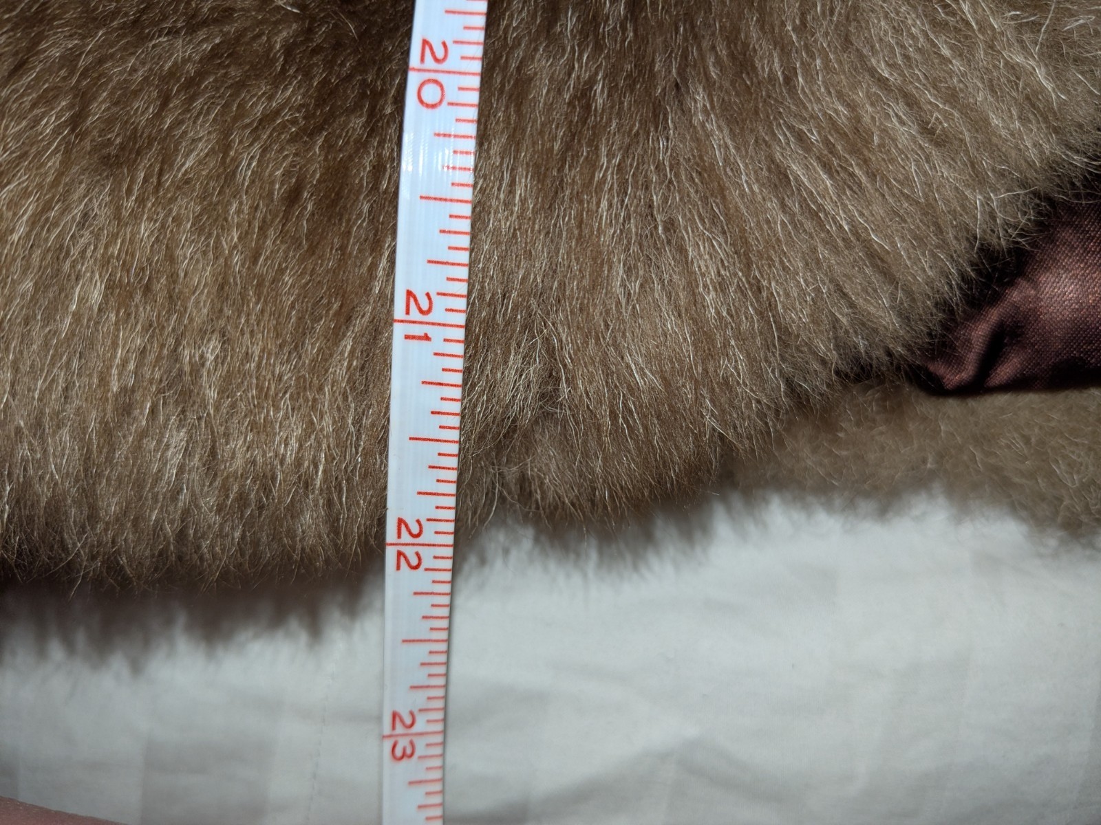 Vtg Ardney Genuine Suede Lamb Shearling Long Pile Wool Puffer Bomber Size 12 Tan