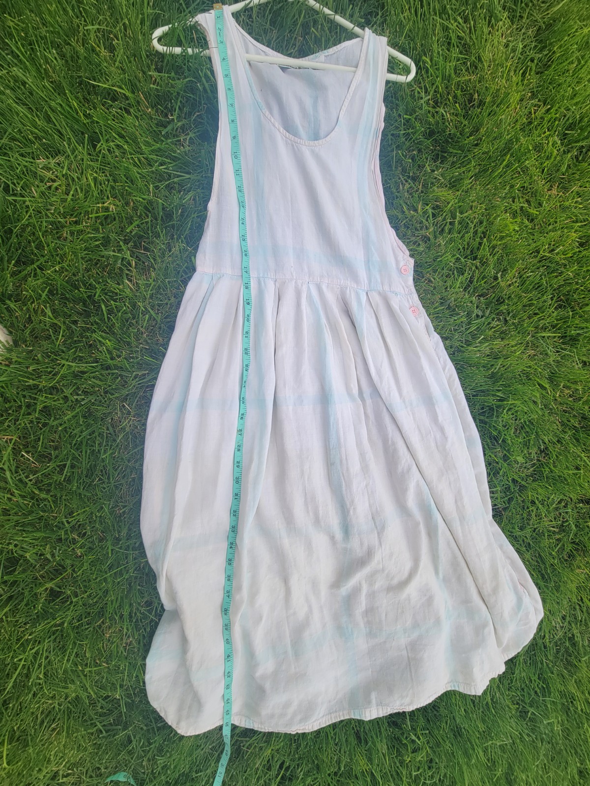 100% Cotton Jumper Dress VTG Cottage Prairie 90s Khazana Dress Flowy Small