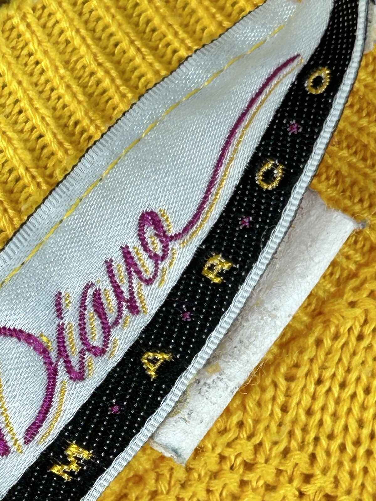 Vintage Women Sweater Short Sleeve Academia Classic Diana Margo Yellow 1X