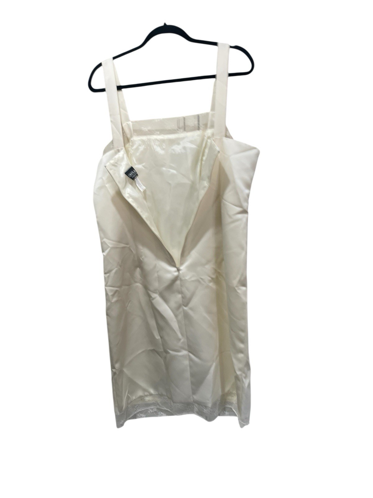 Vintage Onyx Nite By Wendye Chaitin White Ivory Dress & Overcoat Sz 16 NWT