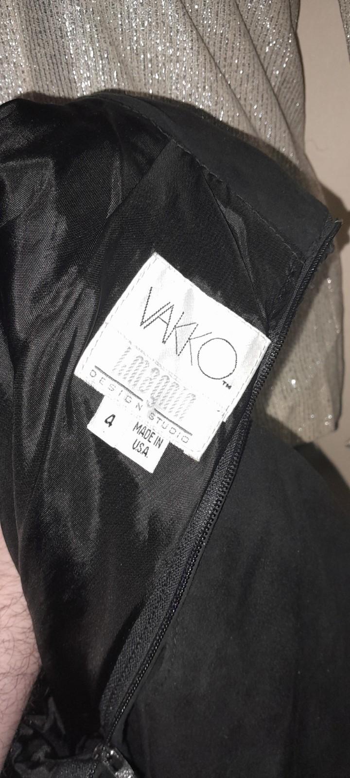 Vtg 80s 90s Does 40s 50s Black Suede I.magnin VAKKO Leather High Waist Pants 26