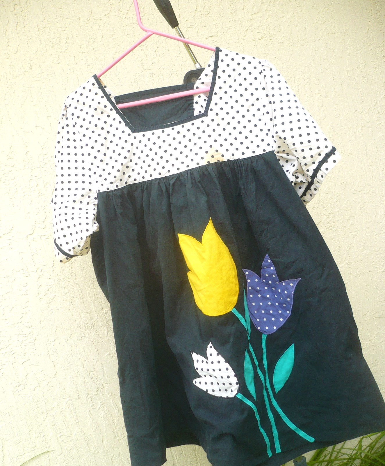 TULIP FESTIVAL L XL HOLLAND MICHIGAN DUTCH L XL WOMEN COSTUME DRESS FLAW