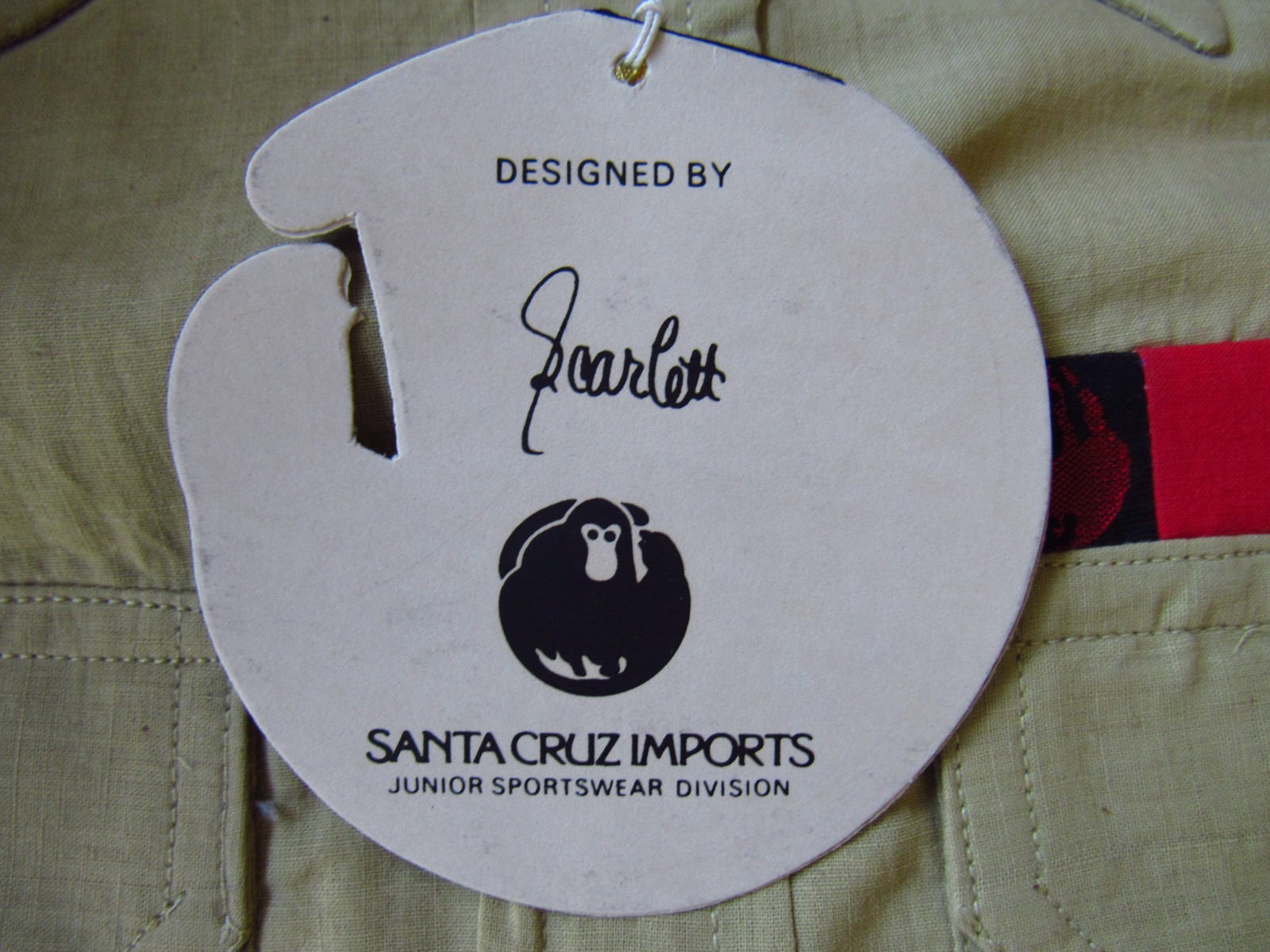 Vtg NOS NWT 1960s/1970s Santa Cruz Imports Hippie Shirt Anti-War Protest History