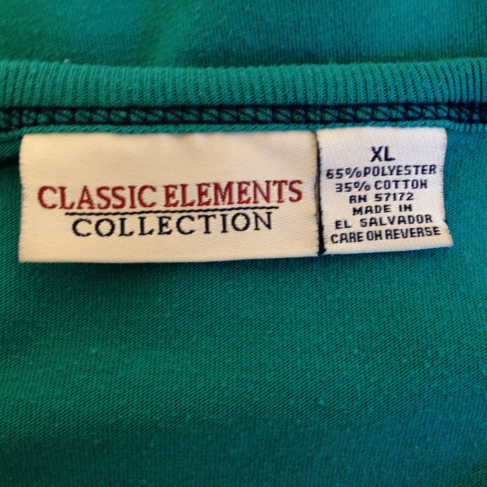 Vintage Classic Elements Collection Womans Embroidered Stripes Top Shirt Sz XL