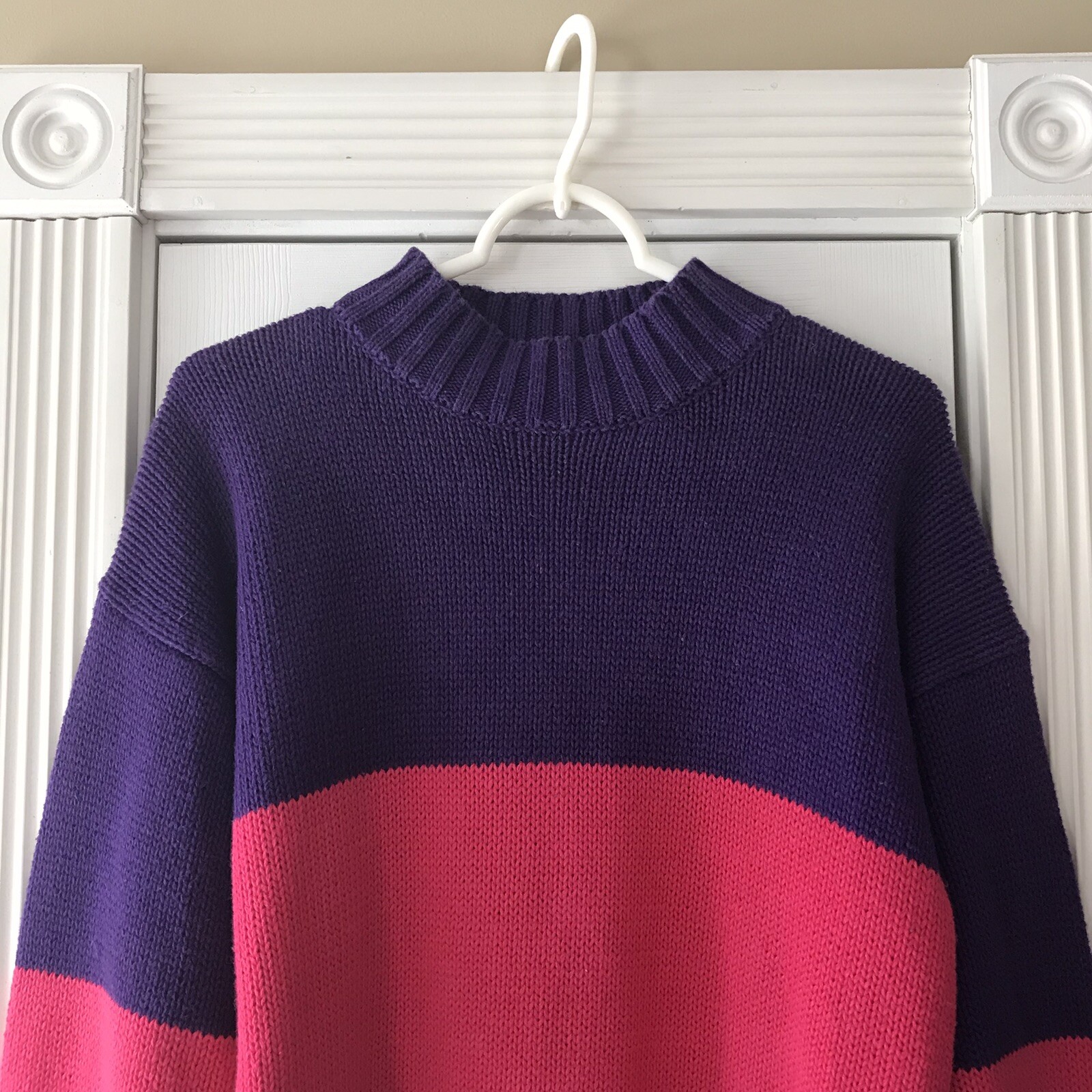 vintage 1980s mock turtleneck sweater women/juniors