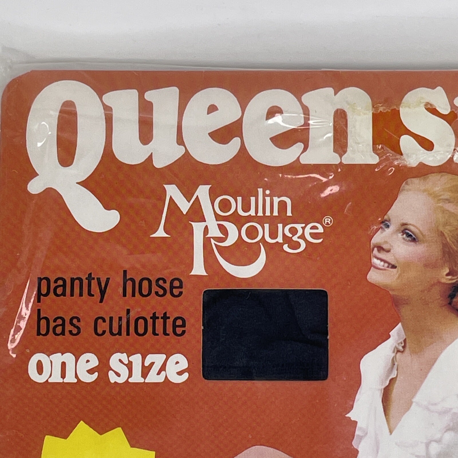 Vintage 1970s Pantyhose Young Agnetha Fältskog Charcoal One-Size+ Panty Hose