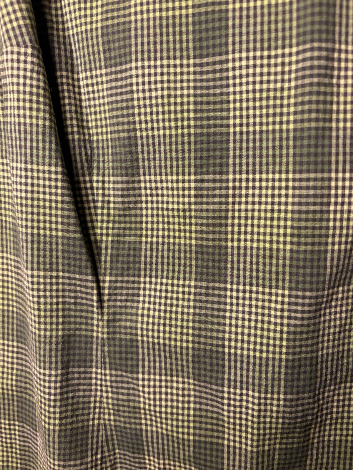 VTG Plaid dress Venezia Green Summer Dress Sz 16 Stretch Y2K Lightweight 38/38