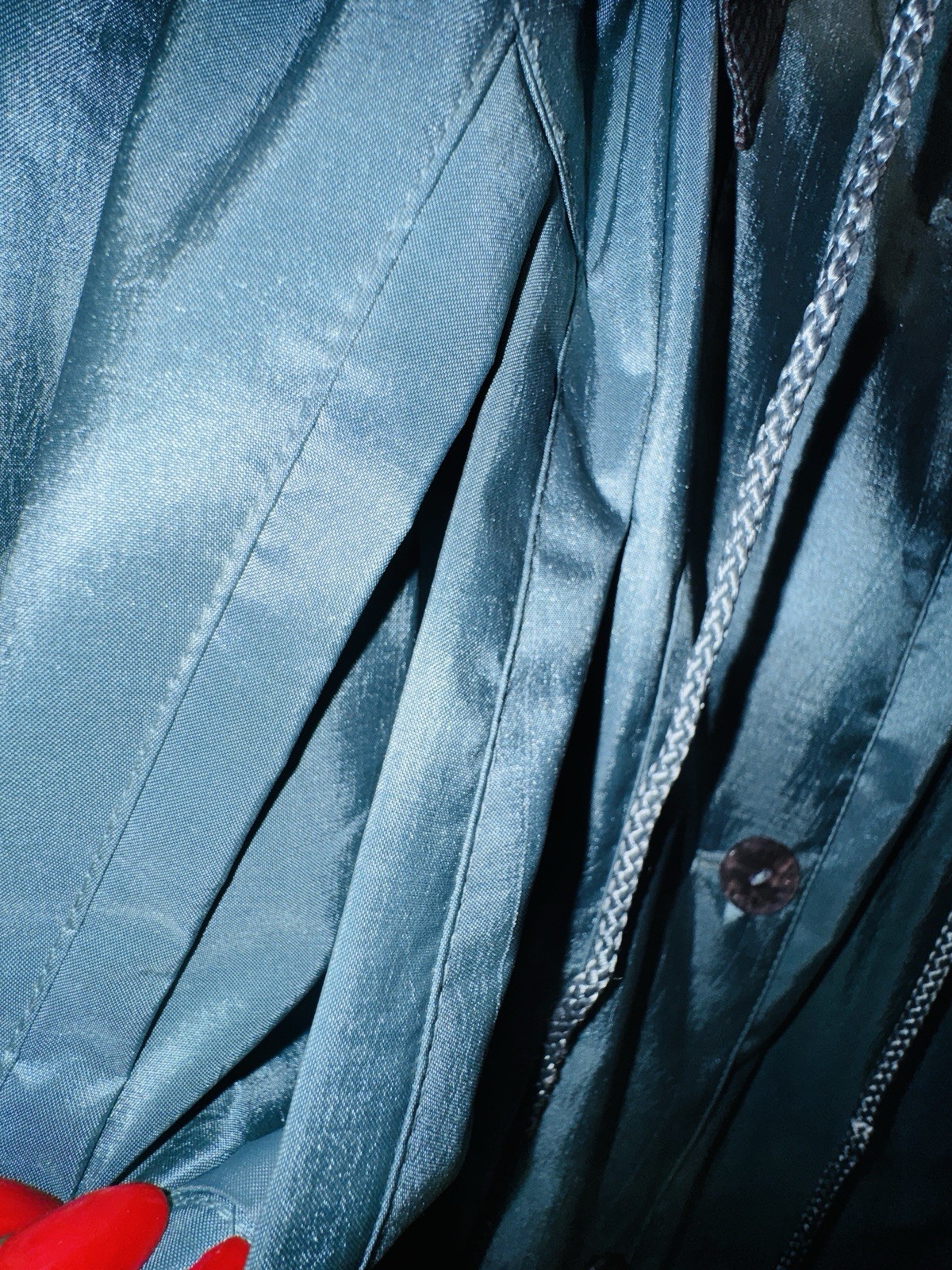 Coat Collectibles Vintage Teal blue Women’s Trench Rain Coat Size 10