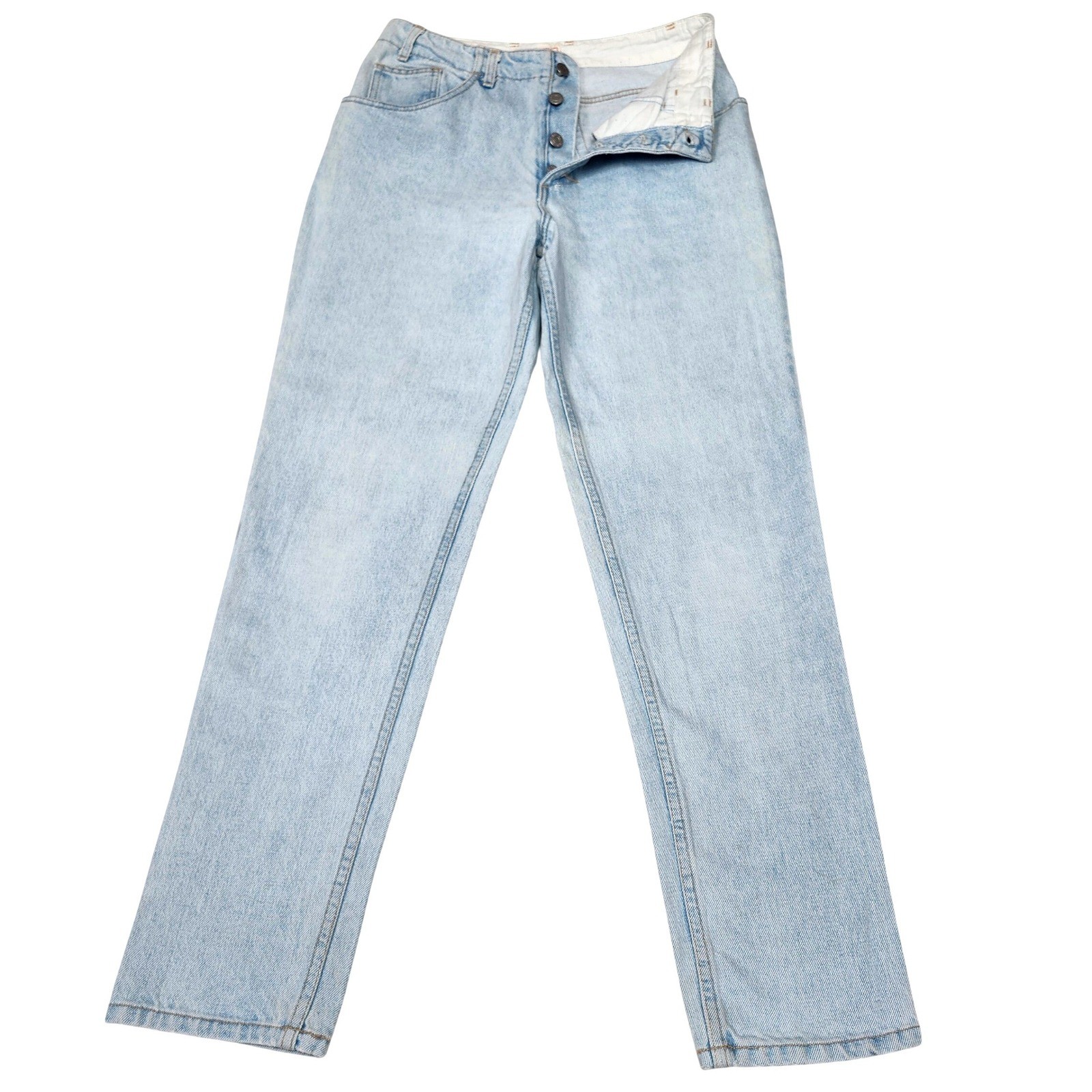 Vintage Guess Jeans George Marciano High Rise Button-Fly Tapered 31×31 USA 90s
