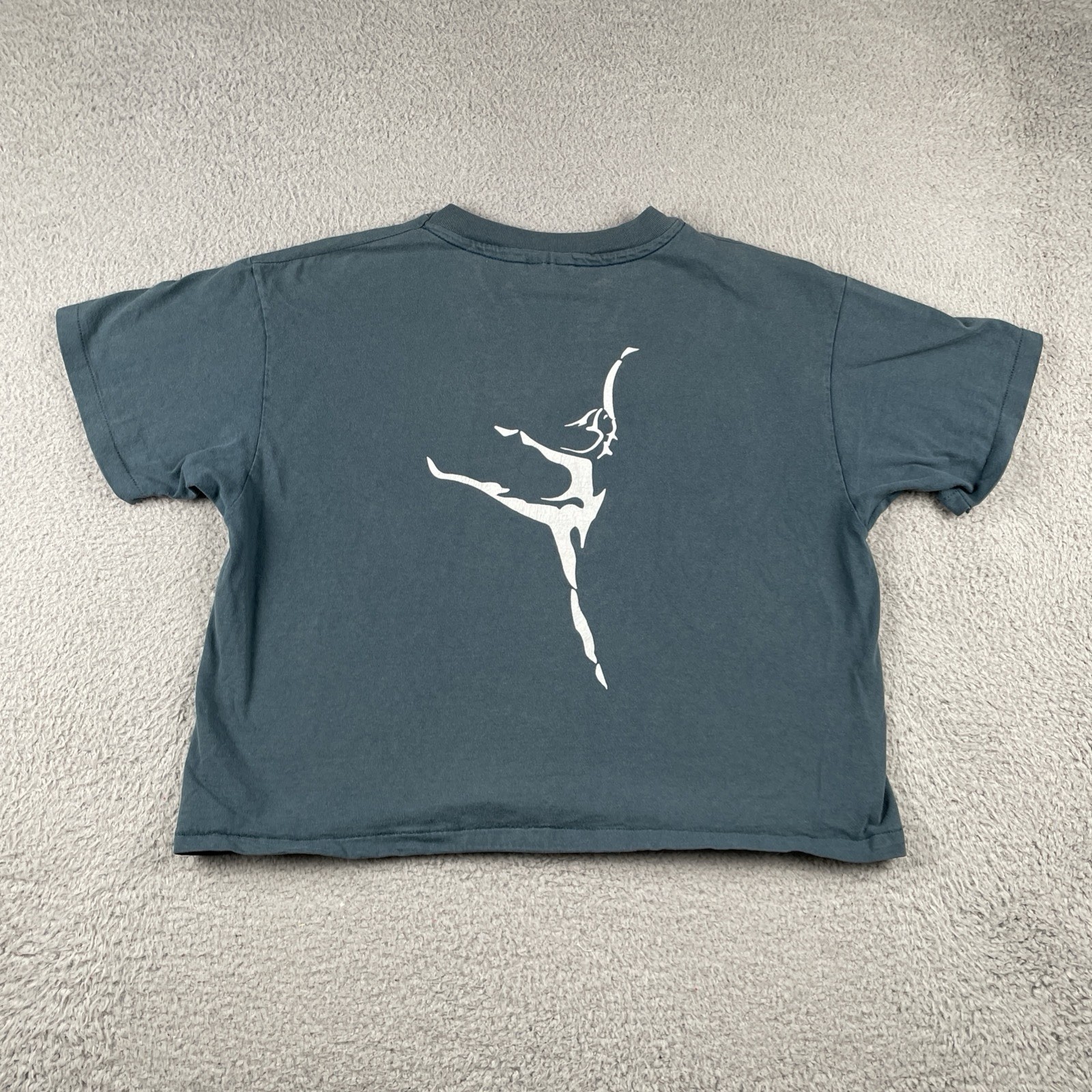 Vintage Hanes L DANSUMMER Dance Crested Butte Colorado Shirt 1995 Cropped USA