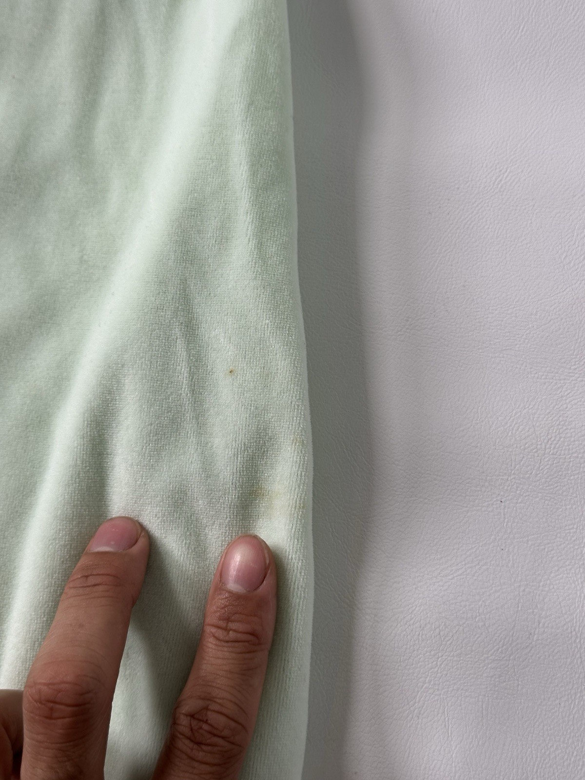 Vintage Shadowline Robe Velour Roses Mint Green Size M Zip-Up Housecoat