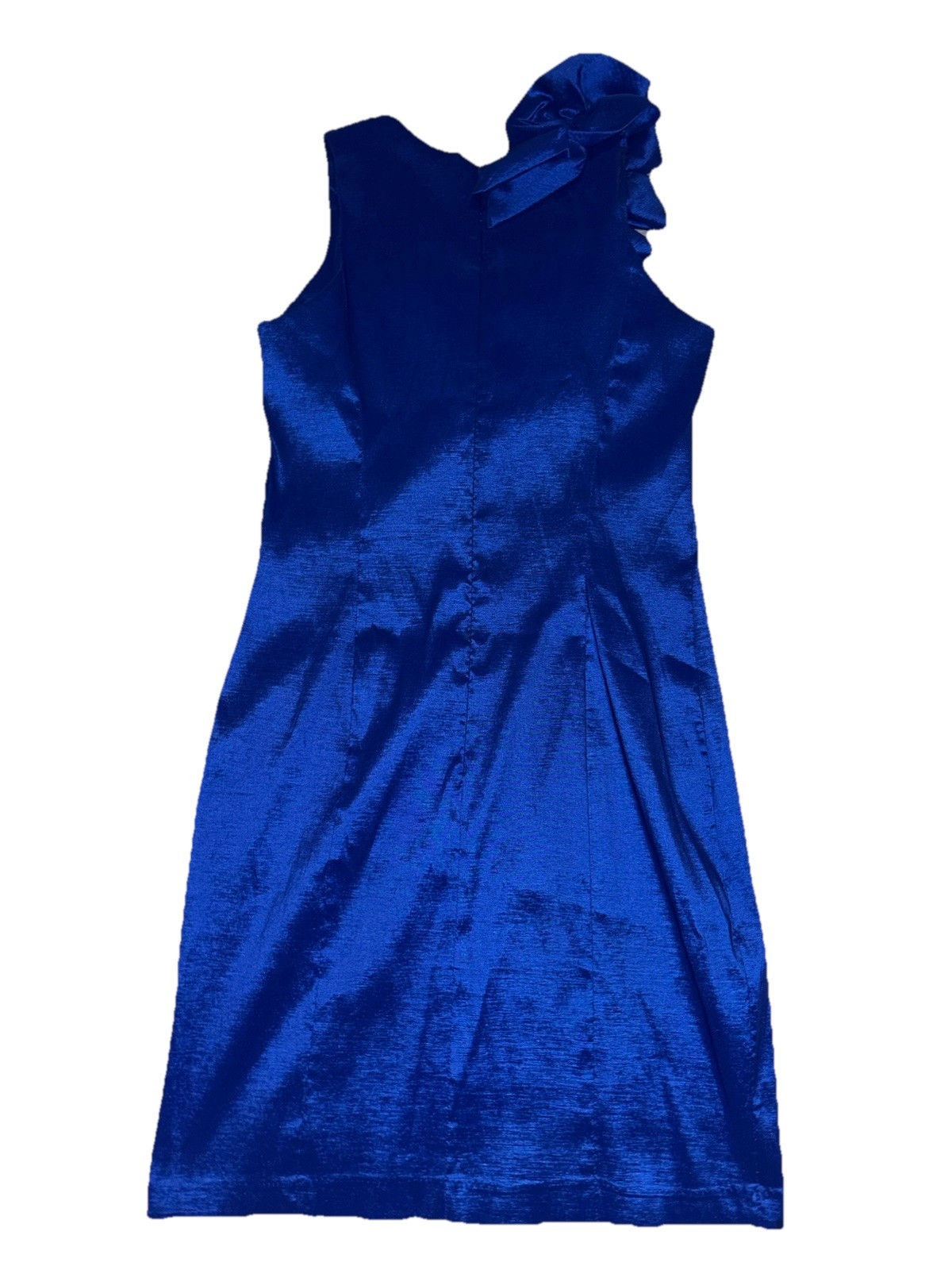 Vtg 90’s Jessica Mcclintock Cocktail Dress Royal Blue Party Prom Formal Sz 10