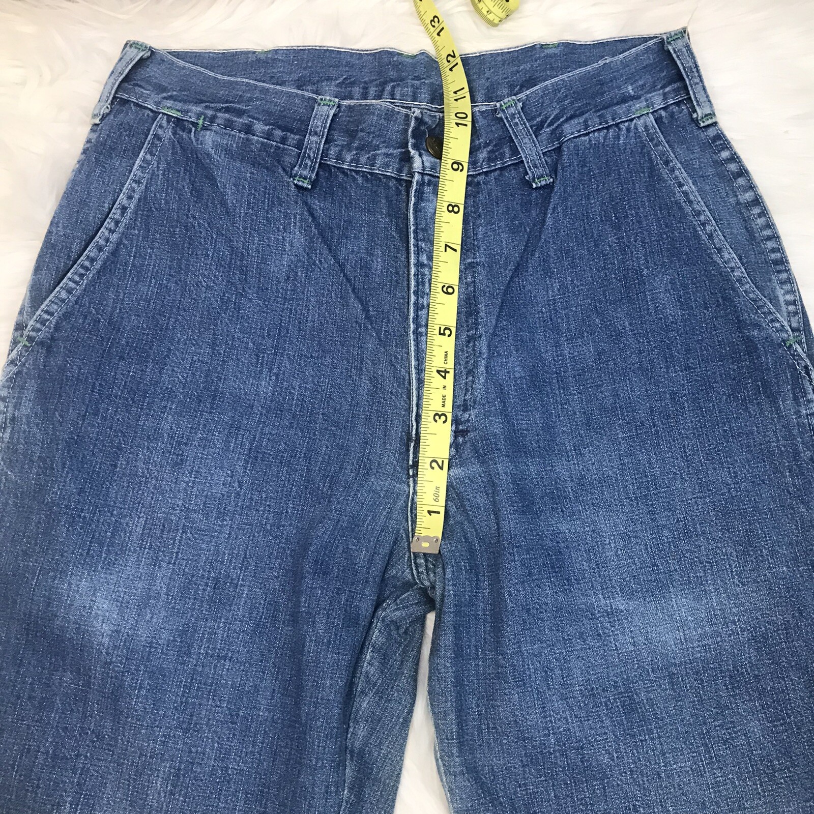 Vintage Oshkosh B’gosh Carpenter Jeans 28×30 Light Wash Baggie Wide Leg USA