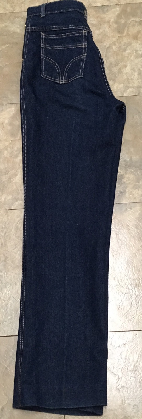 Vintage High Waist Marsala Fine Fashion Sports Wear Jeans 7/8 27″ Waist