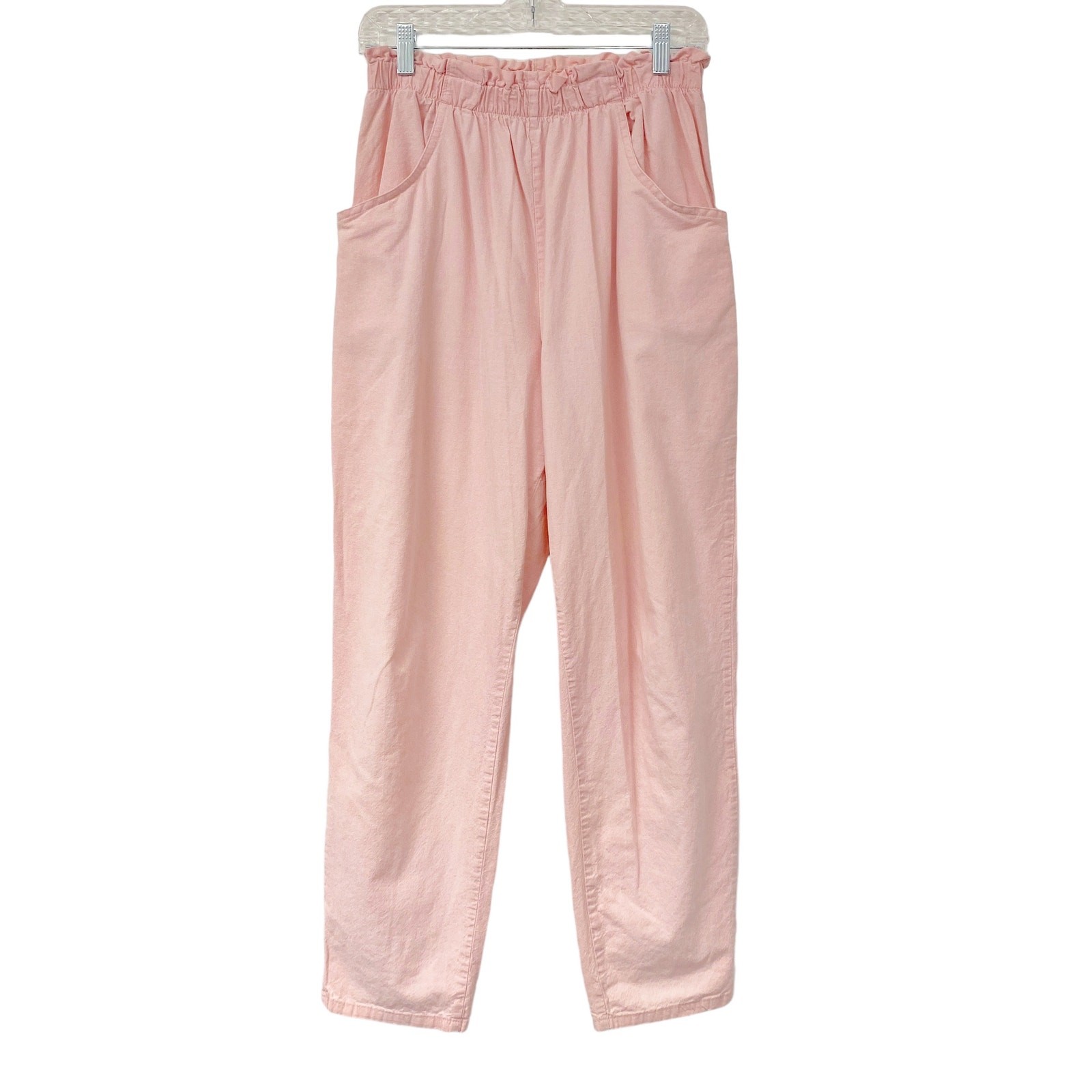 Vintage Cascade Blues Womens Size 12 Pink High Waist Paper Bag Pants