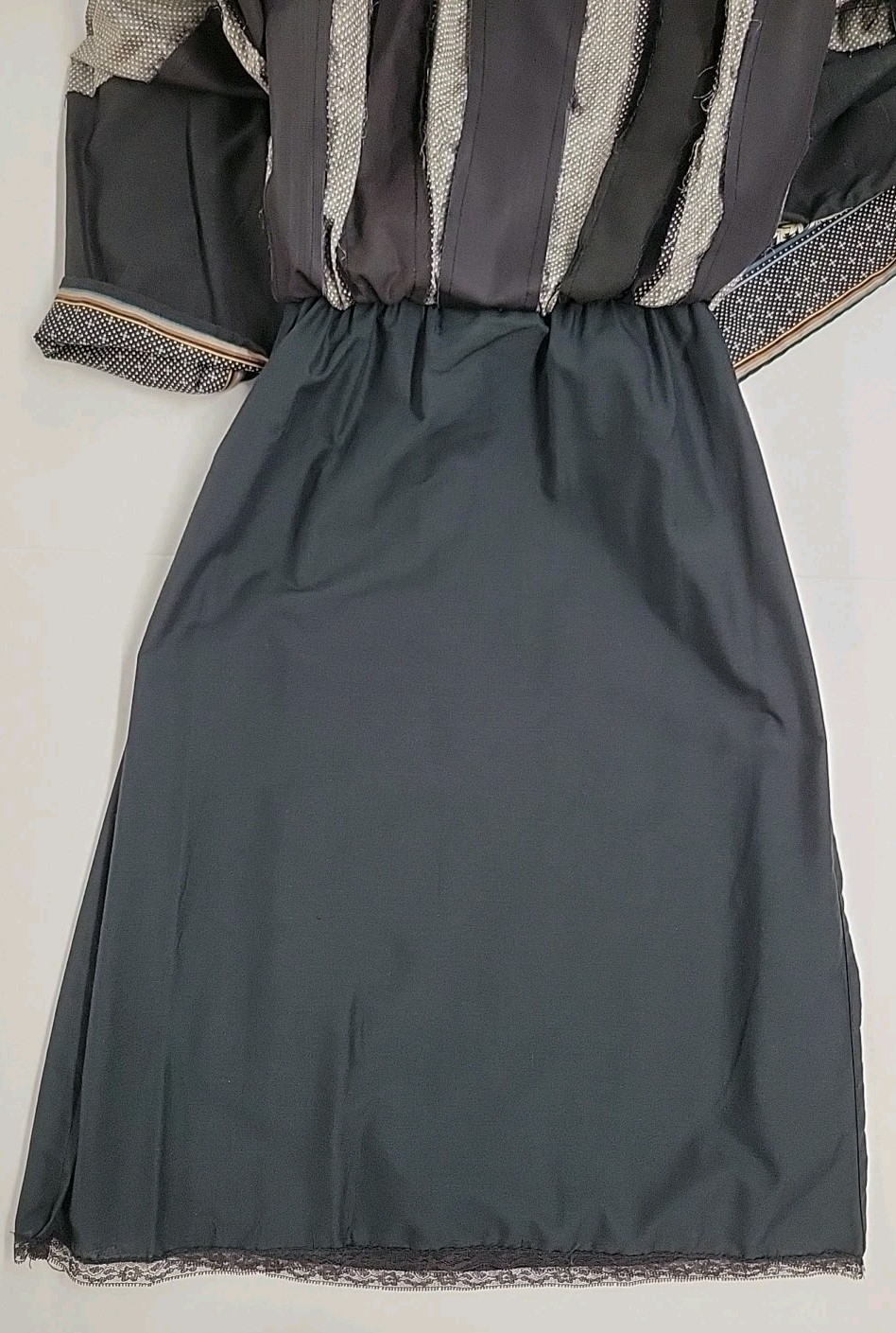 Vintage Mr. Hank Black Patch Butterly Garden Floral Boho Cottagecore Skirt