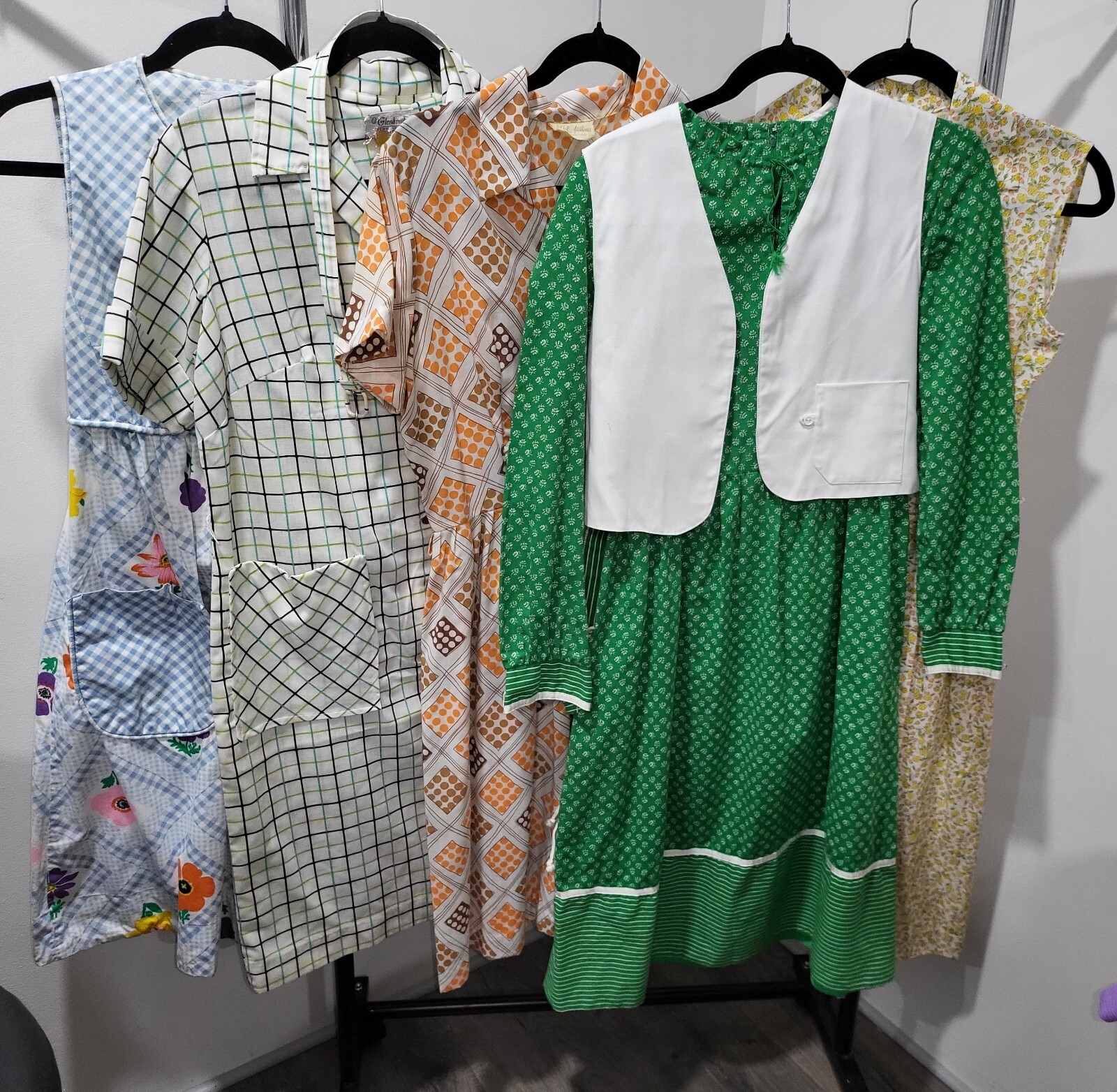 VTG Lot Of 5 Women’s 40s – 60s Dresses Various Sizes