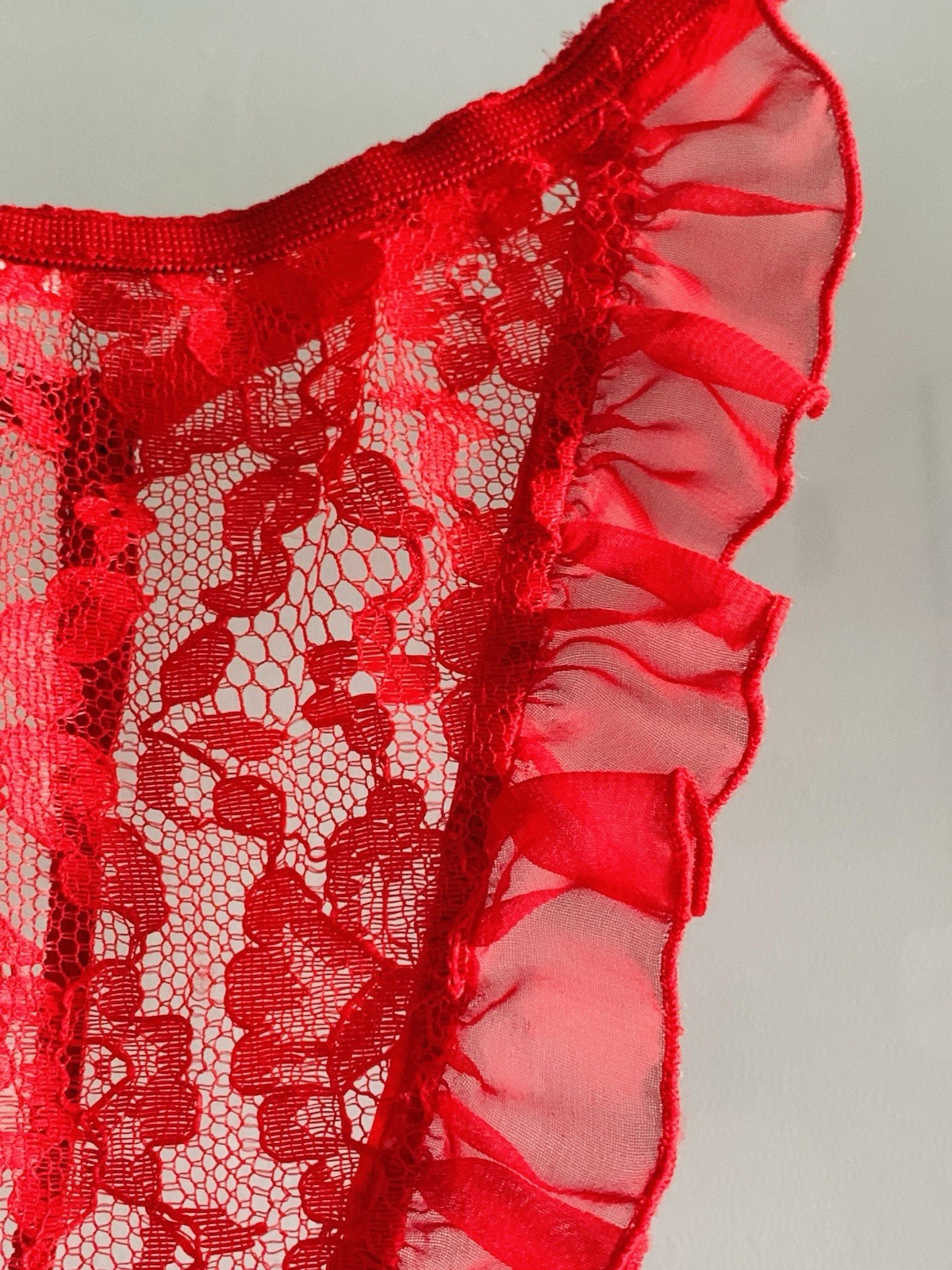 Vintage Y2K Victoria’s Secret Gold Label Red Sexy Bustier Corset Set 34B Small